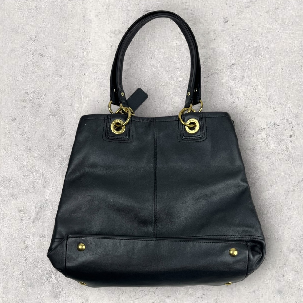 Coach Penelope Gold Leather Tote No: L1173-F18890 - Picture 2 of 16